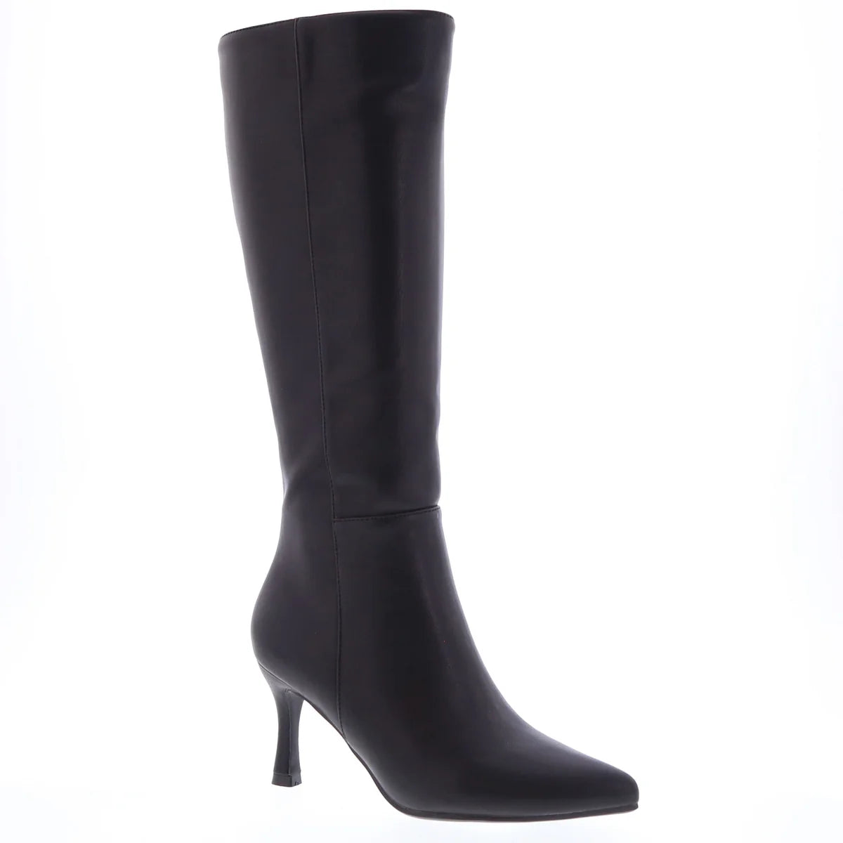 AZALYA MID HEEL BOOTS - BLACK