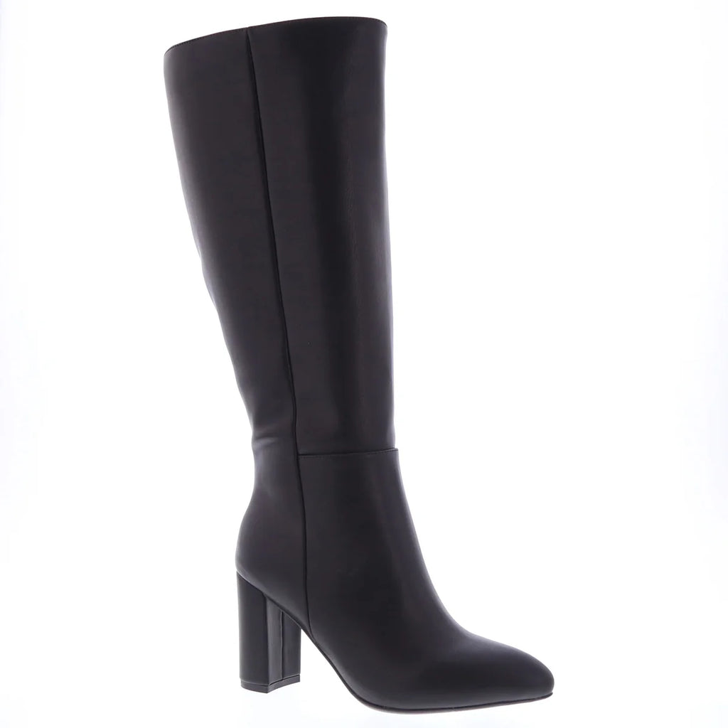 HAILY WIDE CALF BLOCK HEEL KNEE HEIGH BOOTS