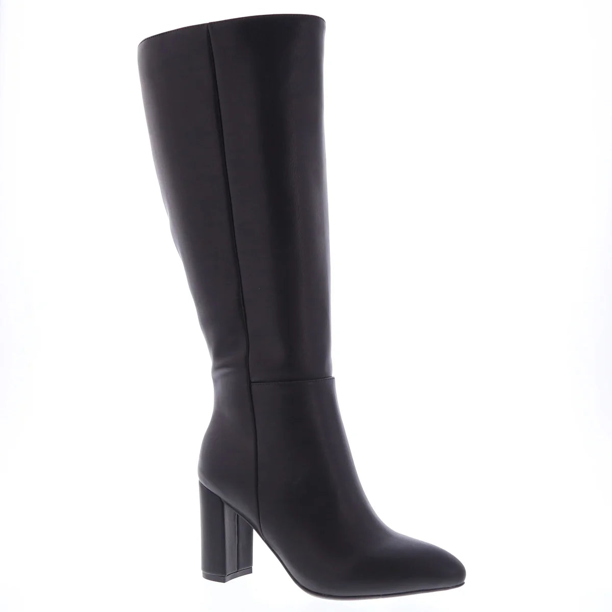 HAILY WIDE CALF BLOCK HEEL KNEE HEIGH BOOTS